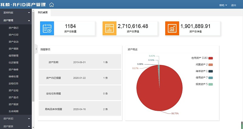 RFID學校固定資產(chǎn)管理系統(tǒng)